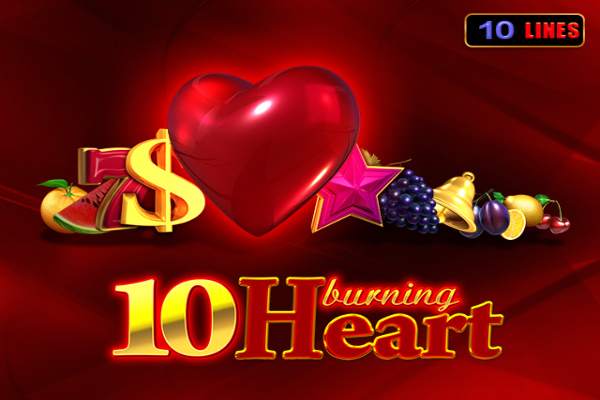10 Burning Heart Slot Machine