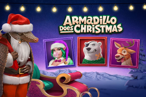 Armadillo Does Christmas Slot Machine
