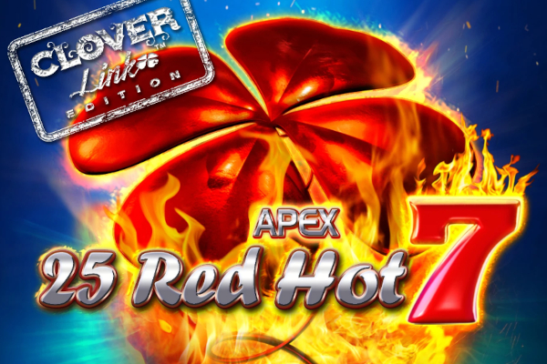 25 Red Hot 7 Clover Link Slot Machine